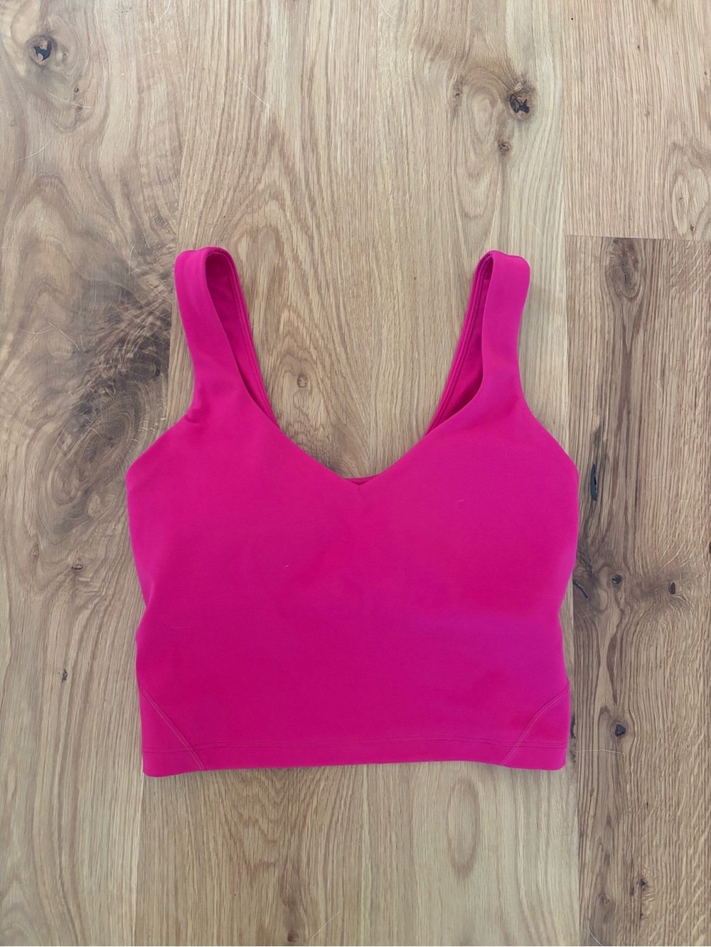 lululemon athletica Hot Pink Crop Top